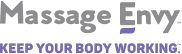 Horizontal: Word mark + Tagline (gray/purple)