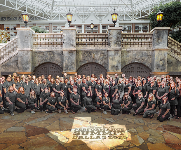 Group shot from Massage Envy Performance Summit in Dallas. 