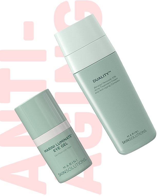 Marini Luminate Eye Gel and Acne Treatment Cream from Marini SkinSolutions.