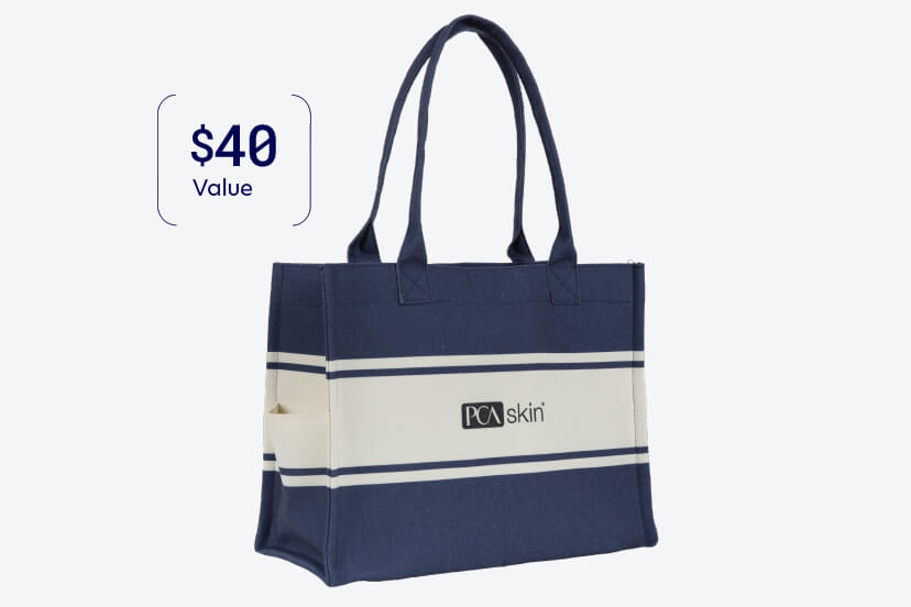 PCA Skin tote bag. $40 value. 